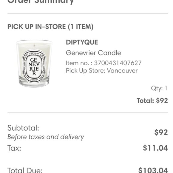 Diptyque candle New in plastic, 190g - Picture 5 of 5
